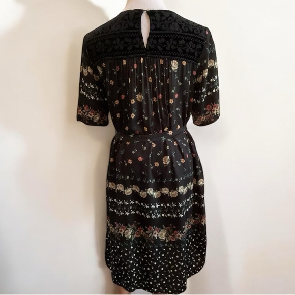 Johnny Was velvet/silk  belted Exotic Gardens dress NWT RARE (oversized) - Picture 8 of 15